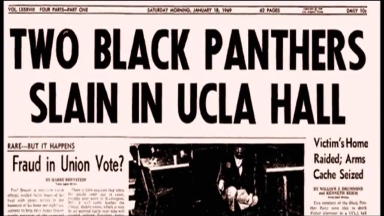 Two Black Panthers Slain in UCLA Hall